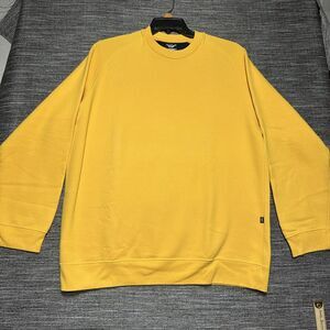Hang Loose Sweatshirt Men's Size M Yellow Pullover Long Sleeve Made in Brazil